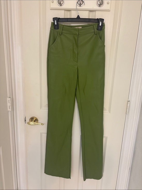 Meshki Pants - Meshki Olive Straight-Leg Trousers